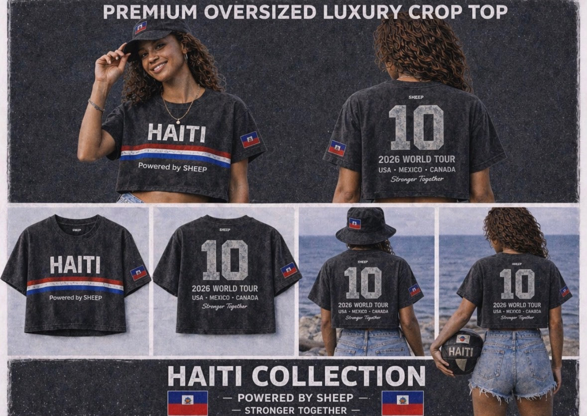 FIFA World Tour Sheep Shirts(Crop Top)-Haiti