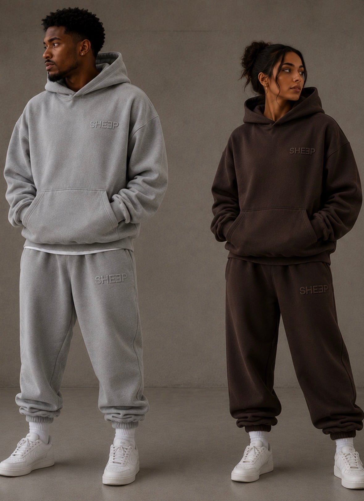 Embossed Sweat Suit - Pre Order Only!