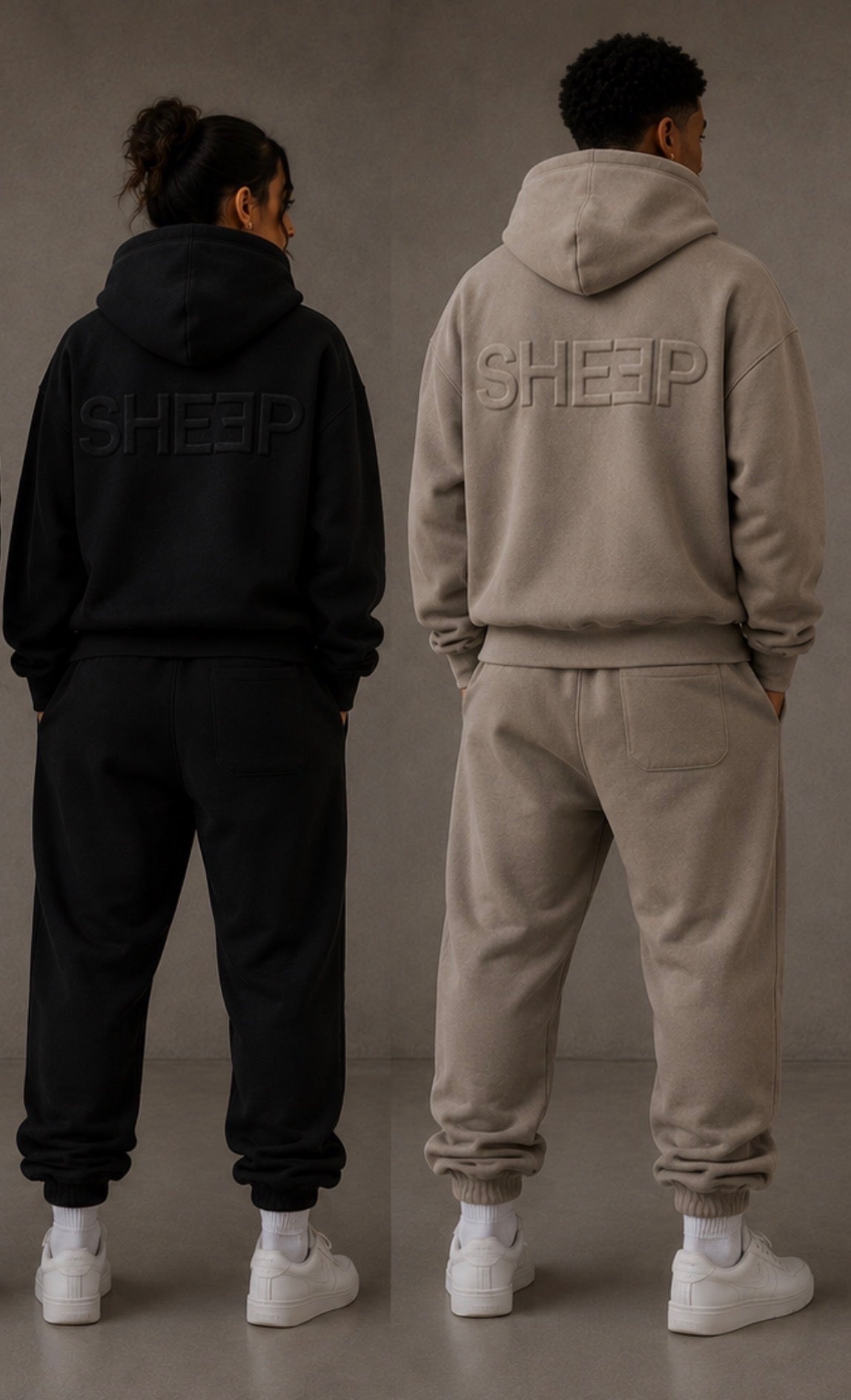 Embossed Sweat Suit - Pre Order Only!
