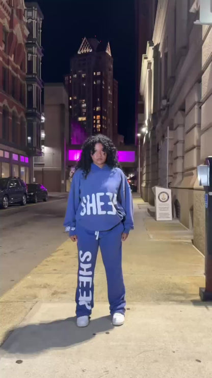 Limted Edition Acid Wash Blue Sheep Set